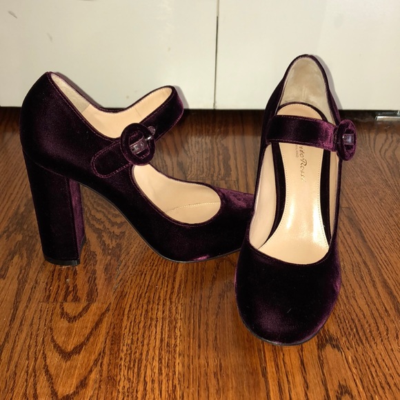 velvet mary jane heels
